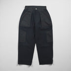 TUKI Combat Pants 0135 Melton Wide-leg Pants, Size S, Gray, Wool Melton, Made in Japan