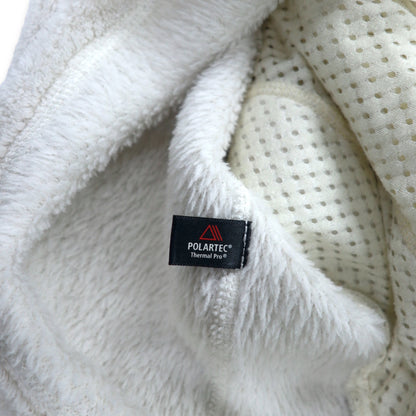 patagonia フルジップ フリースジャケット XS ホワイト ポリエステル 2547FA12
