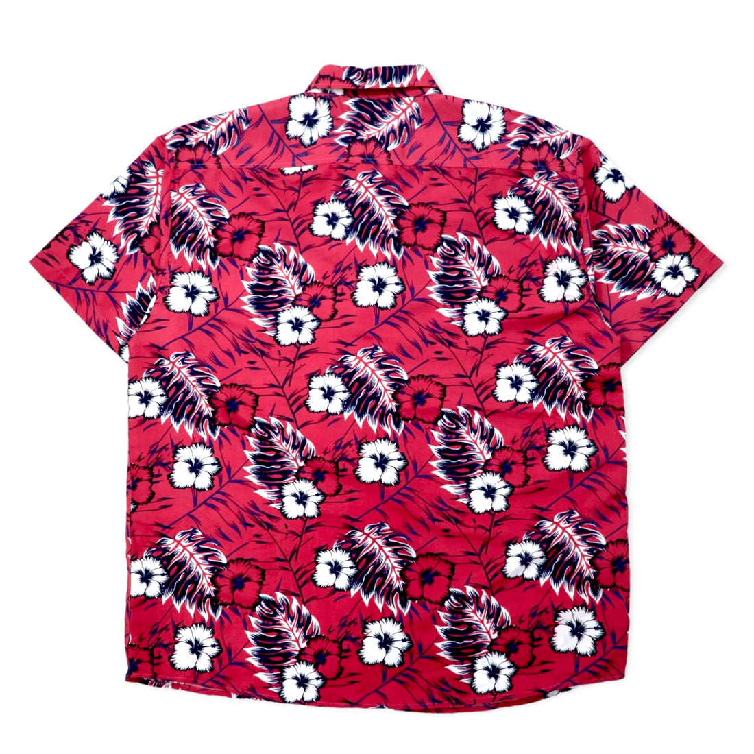 日本然リトテ-古着オンライン-LOWES AUSTRALIA アロハシャツ 2XL ピンク ポリエステル 総柄 ハイビスカス ビッグサイズ-LOWES AUSTRALIA Hawaiian Shirt 2XL Pink Polyester Patterned Hibiscus Big Size