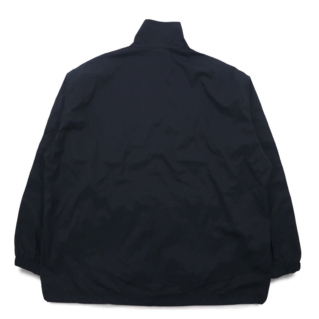 Kappa 90年代 ナイロンジャケット トラックジャケット ジャージ L ブラック ロゴテープ サイドライン