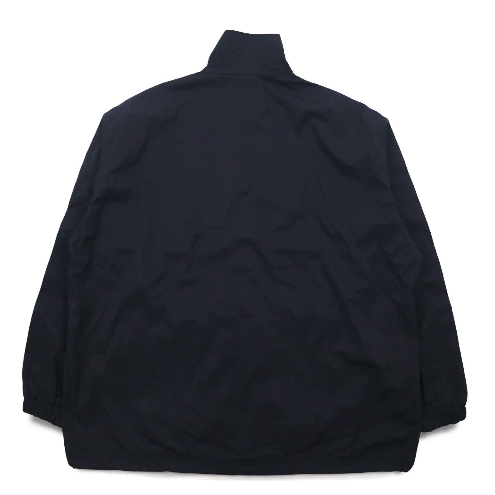 Kappa 90年代 ナイロンジャケット トラックジャケット ジャージ L ブラック ロゴテープ サイドライン