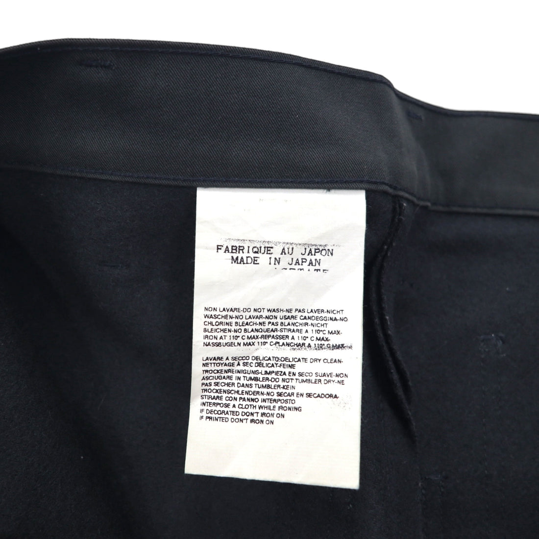 TUKI Combat Pants 0135 Melton Wide-leg Pants, Size S, Gray, Wool Melton, Made in Japan