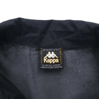 Kappa 90年代 ナイロンジャケット トラックジャケット ジャージ L ブラック ロゴテープ サイドライン