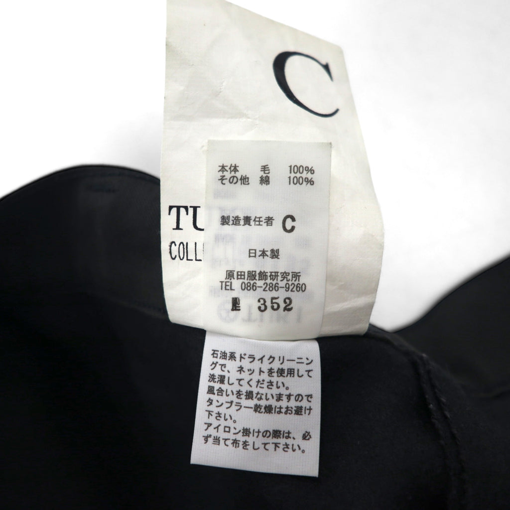 TUKI Combat Pants 0135 Melton Wide-leg Pants, Size S, Gray, Wool Melton, Made in Japan
