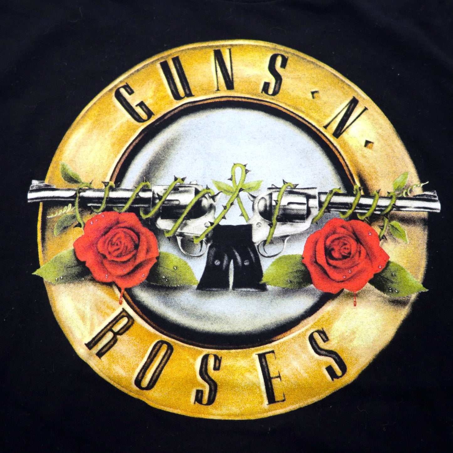 GUNS N' ROSES ガンズアンドローゼズ バンドTシャツ L ブラック コットン メキシコ製
