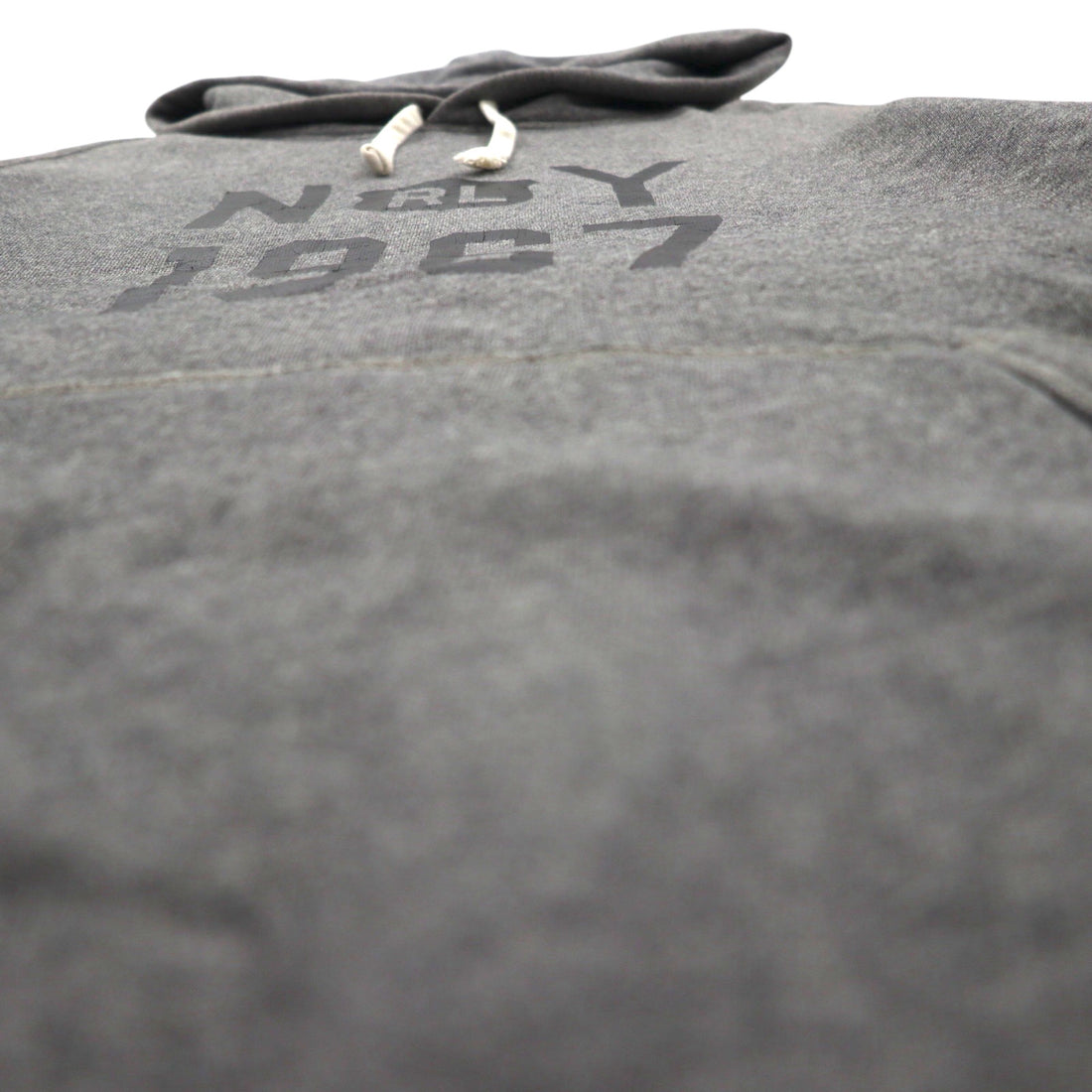 Polo Ralph Lauren pullover hoodie, size M, gray, NY 1967 print