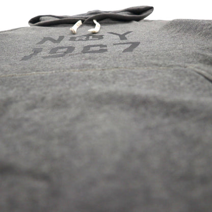 Polo Ralph Lauren プルオーバー パーカー M グレー NY 1967 プリント