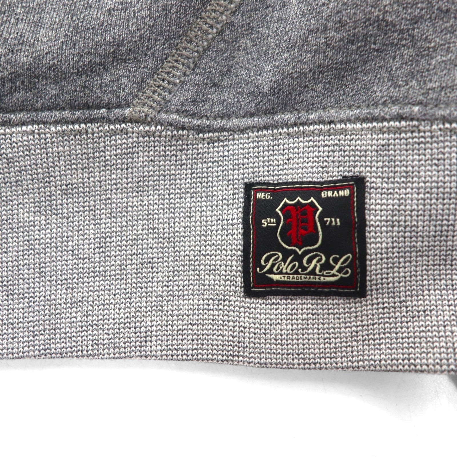 Polo Ralph Lauren pullover hoodie, size M, gray, NY 1967 print