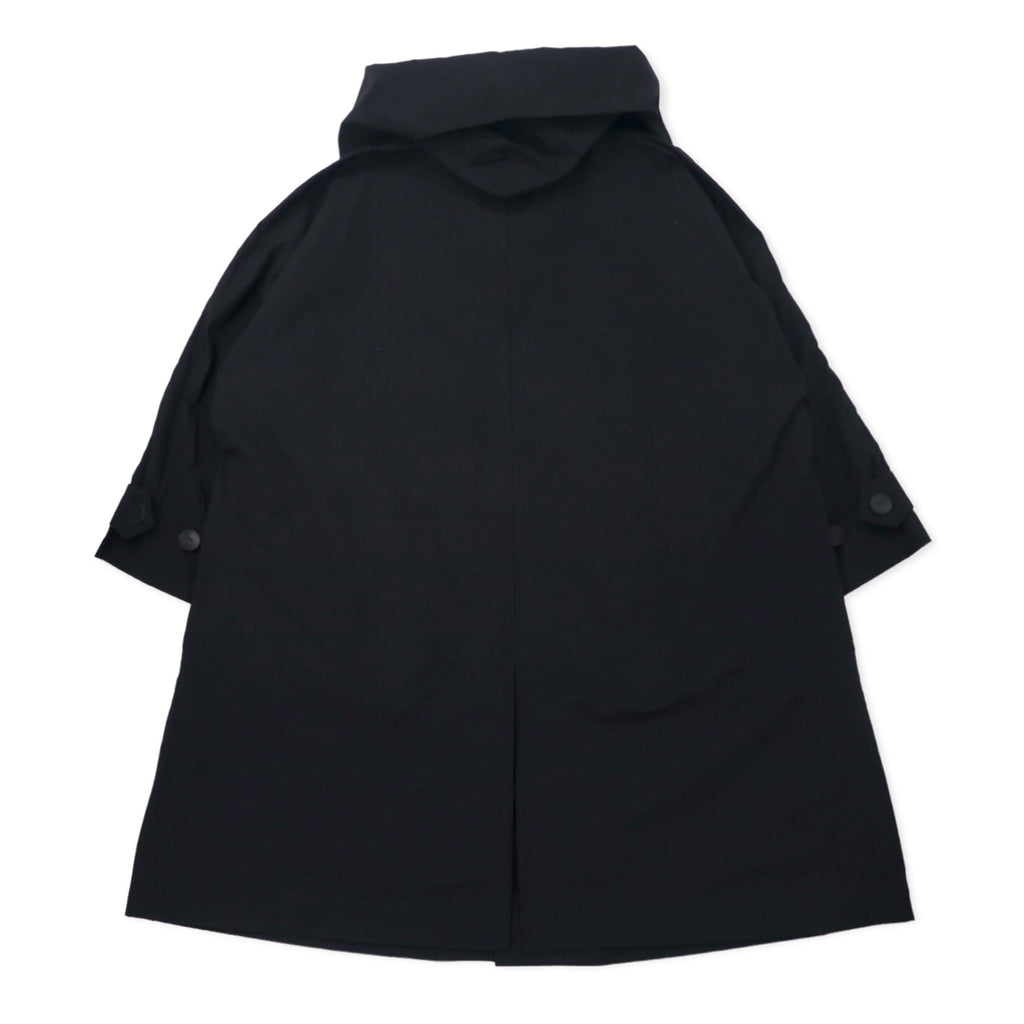 leh Overcoat M Black Cotton Nylon LEH 543 Made in Japan