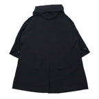 leh Overcoat M Black Cotton Nylon LEH 543 Made in Japan