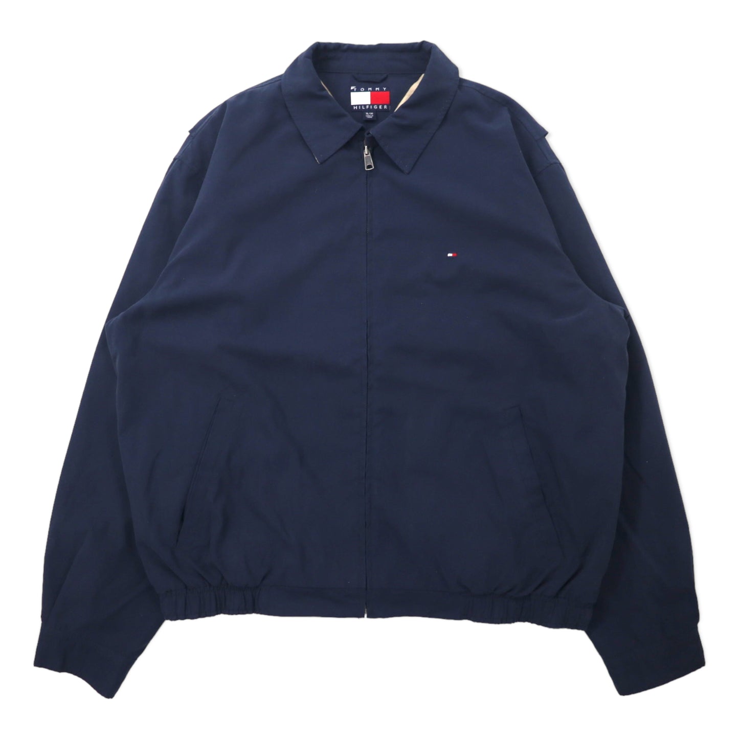 TOMMY HILFIGER 90年代 スウィングトップ ハリントンジャケット XL ネイビー ポリエステル