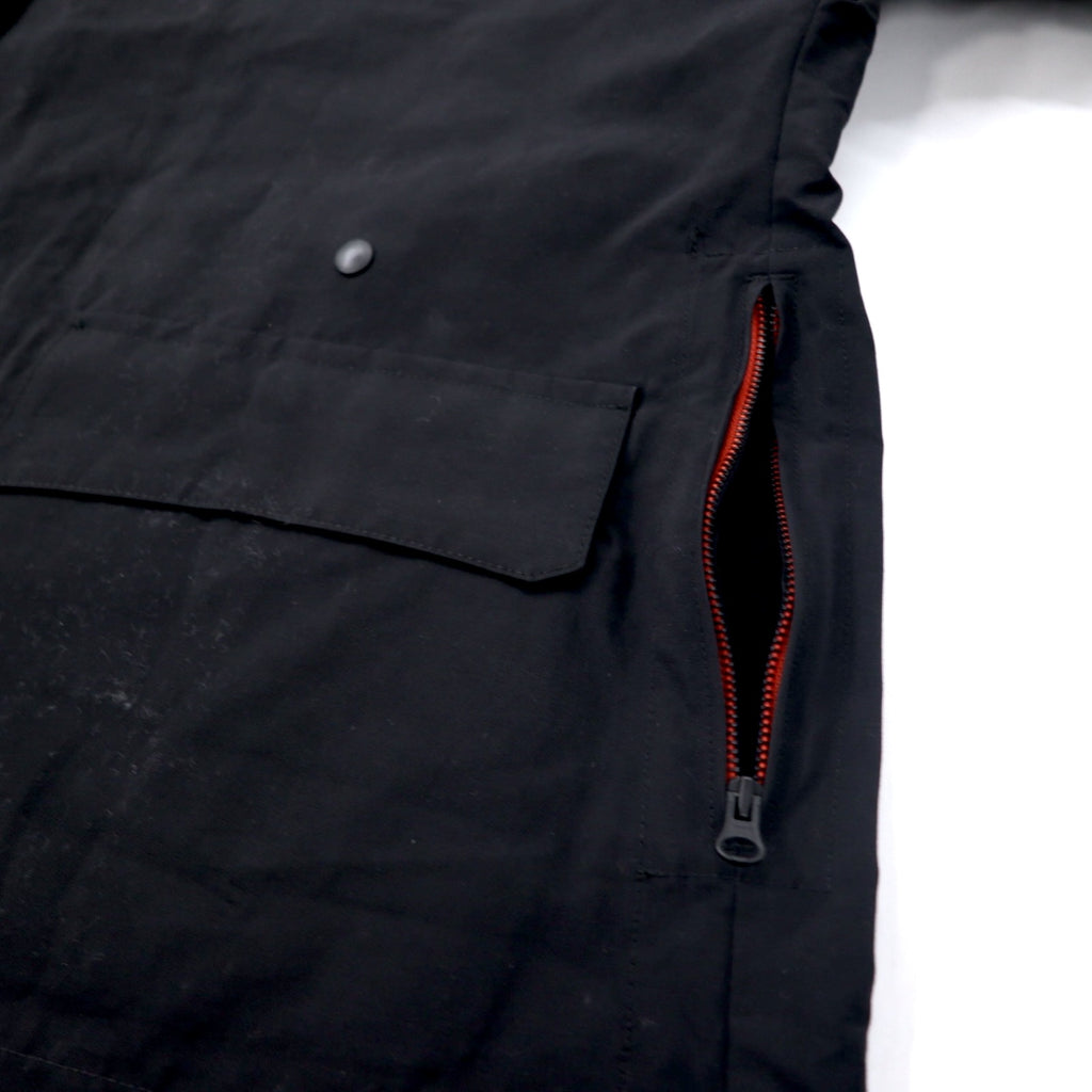 leh Overcoat M Black Cotton Nylon LEH 543 Made in Japan