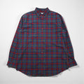 LLBean Button-Down Shirt, Large, Red, Cotton, Traditional Fit, Check, 500539