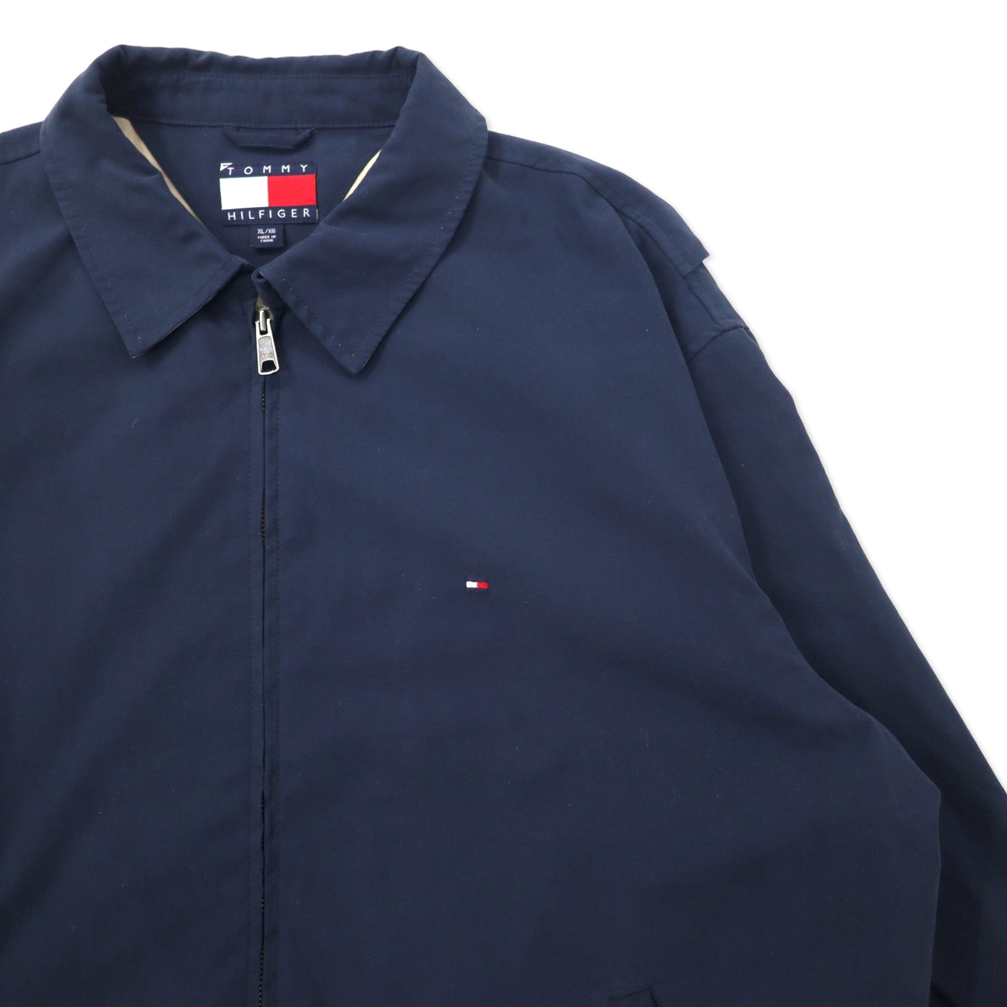 TOMMY HILFIGER 90年代 スウィングトップ ハリントンジャケット XL ネイビー ポリエステル