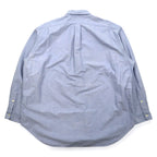 Ralph Lauren 90s Big Size Oxford Button Down Shirt XL Blue Cotton BLAKE Small Pony Embroidery