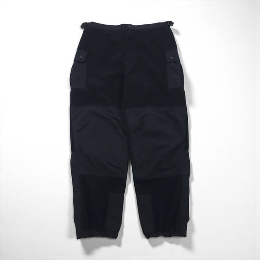 Cabela’s ミリタリー フリース カーゴパンツ XL ブラック GORE WINDSTOPPER ナイロン切替 ウェビングベルト 裾 スリット カナダ製