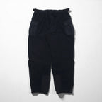 Cabela's Military Fleece Cargo Pants, Size XL, Black, GORE WINDSTOPPER, Nylon Panel, Webbing Belt, Hem Slits, Made in Canada