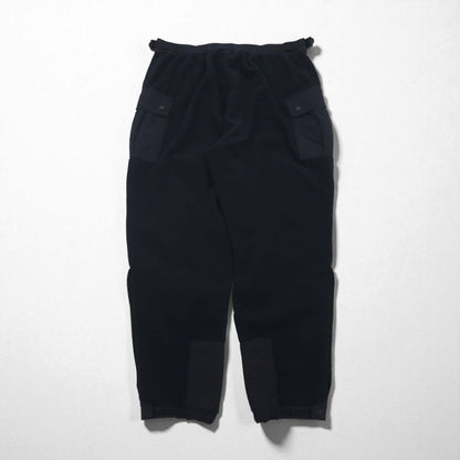 Cabela’s ミリタリー フリース カーゴパンツ XL ブラック GORE WINDSTOPPER ナイロン切替 ウェビングベルト 裾 スリット カナダ製