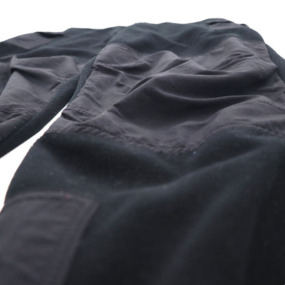Cabela’s ミリタリー フリース カーゴパンツ XL ブラック GORE WINDSTOPPER ナイロン切替 ウェビングベルト 裾 スリット カナダ製
