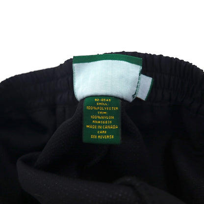 Cabela’s ミリタリー フリース カーゴパンツ XL ブラック GORE WINDSTOPPER ナイロン切替 ウェビングベルト 裾 スリット カナダ製