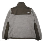 THE NORTH FACE デナリジャケット POLARTEC フリース S ブラウン グレー ポリエステル ワンポイントロゴ刺繍