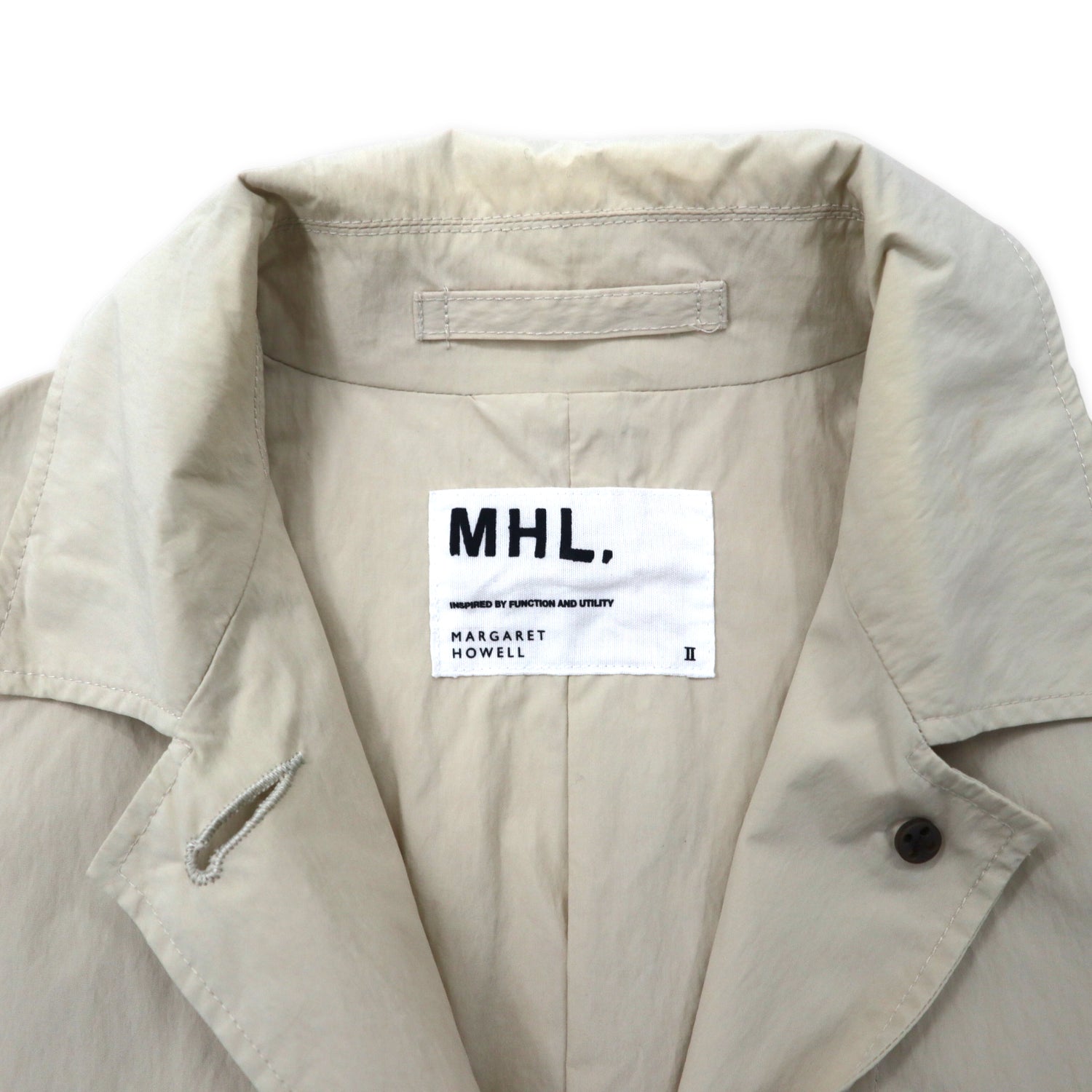 MHL. Shop COAT COAT 2 Beige Cotton Nylon – 日本然リトテ