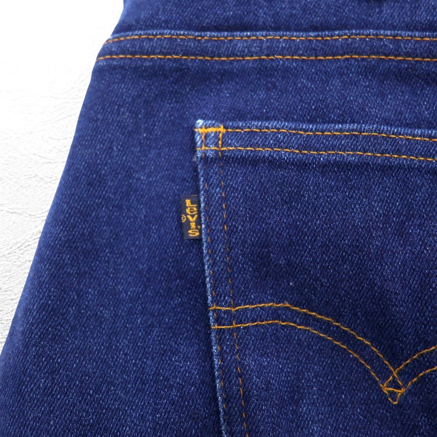 Levi's 90年代 USA製 ACTION JEANS ストレッチ デニムパンツ L インディゴ ブルー ジッパーフライ 黒タブ 40547-2317