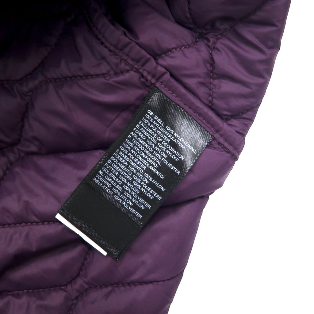 THE NORTH FACE Thermoball Quilted Jacket, Padded, M, Purple, Nylon, One Point Logo Embroidery, US Standard, NF0A3KU3