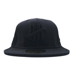 UNDEFEATED ×  NEWERA ベースボールキャップ 59.6cm ブラック メッシュ ポリエステル ロゴ刺繍