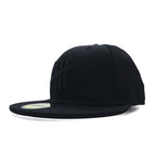 UNDEFEATED ×  NEWERA ベースボールキャップ 59.6cm ブラック メッシュ ポリエステル ロゴ刺繍
