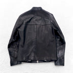 SOUMO Leather Jacket HOLLOW LEATHER JACKET S Horsehide LAMPO Double Zip 05-SL-001 Made in Japan