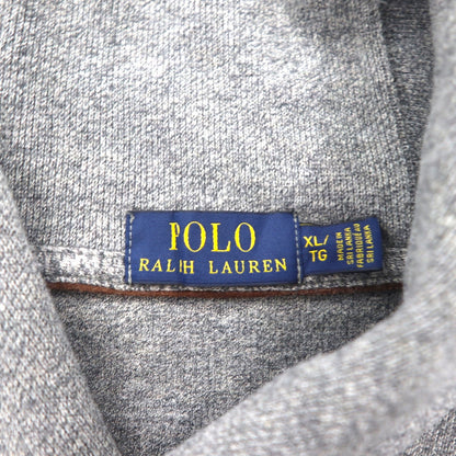 Polo Ralph Lauren ショールカラー スウェット トレーナー XL グレー コットン スモールポニー刺繡