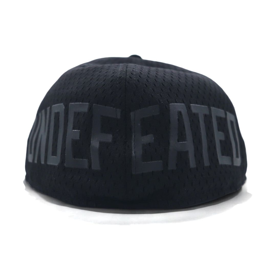 UNDEFEATED ×  NEWERA ベースボールキャップ 59.6cm ブラック メッシュ ポリエステル ロゴ刺繍