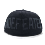 UNDEFEATED ×  NEWERA ベースボールキャップ 59.6cm ブラック メッシュ ポリエステル ロゴ刺繍
