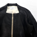 SOUMO Leather Jacket HOLLOW LEATHER JACKET S Horsehide LAMPO Double Zip 05-SL-001 Made in Japan