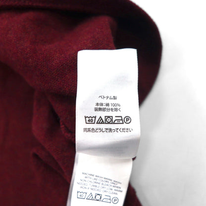 POLO RALPH LAUREN Classic Fit Polo Shirt, Size 2XL, Bordeaux Cotton, Pique with Small Pony Embroidery