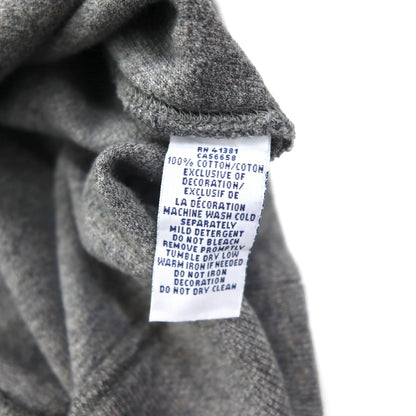 Polo Ralph Lauren ショールカラー スウェット トレーナー XL グレー コットン スモールポニー刺繡