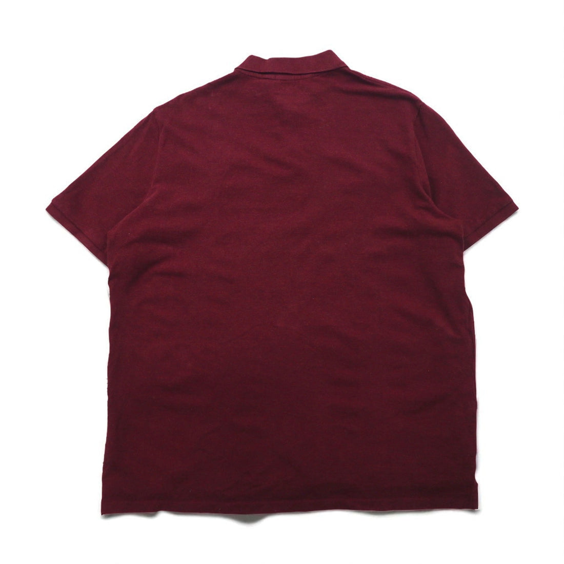 POLO RALPH LAUREN Classic Fit Polo Shirt, Size 2XL, Bordeaux Cotton, Pique with Small Pony Embroidery