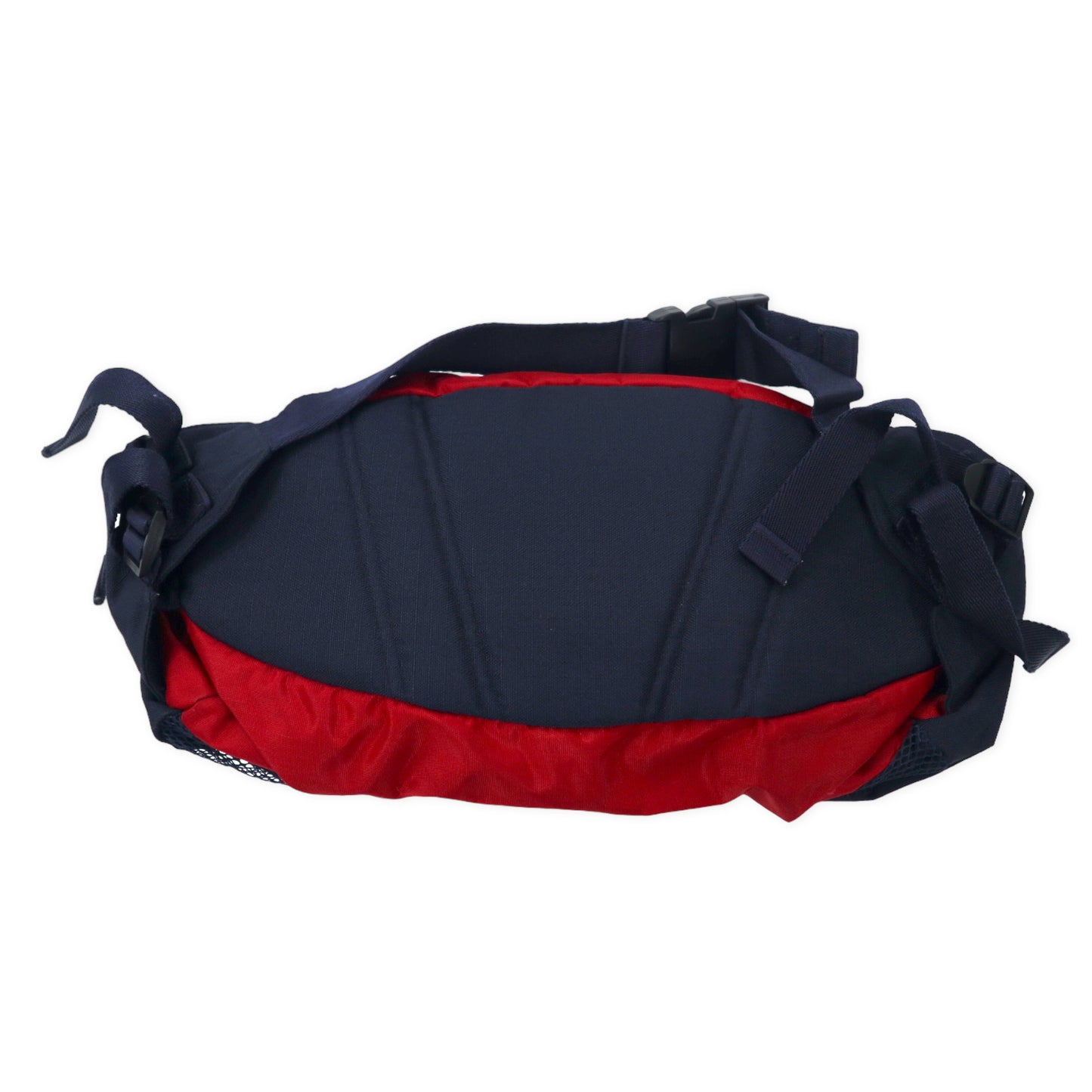 TOMMY HILFIGER 90's Body Bag Funny Pack Red Nylon Logo Embroidery