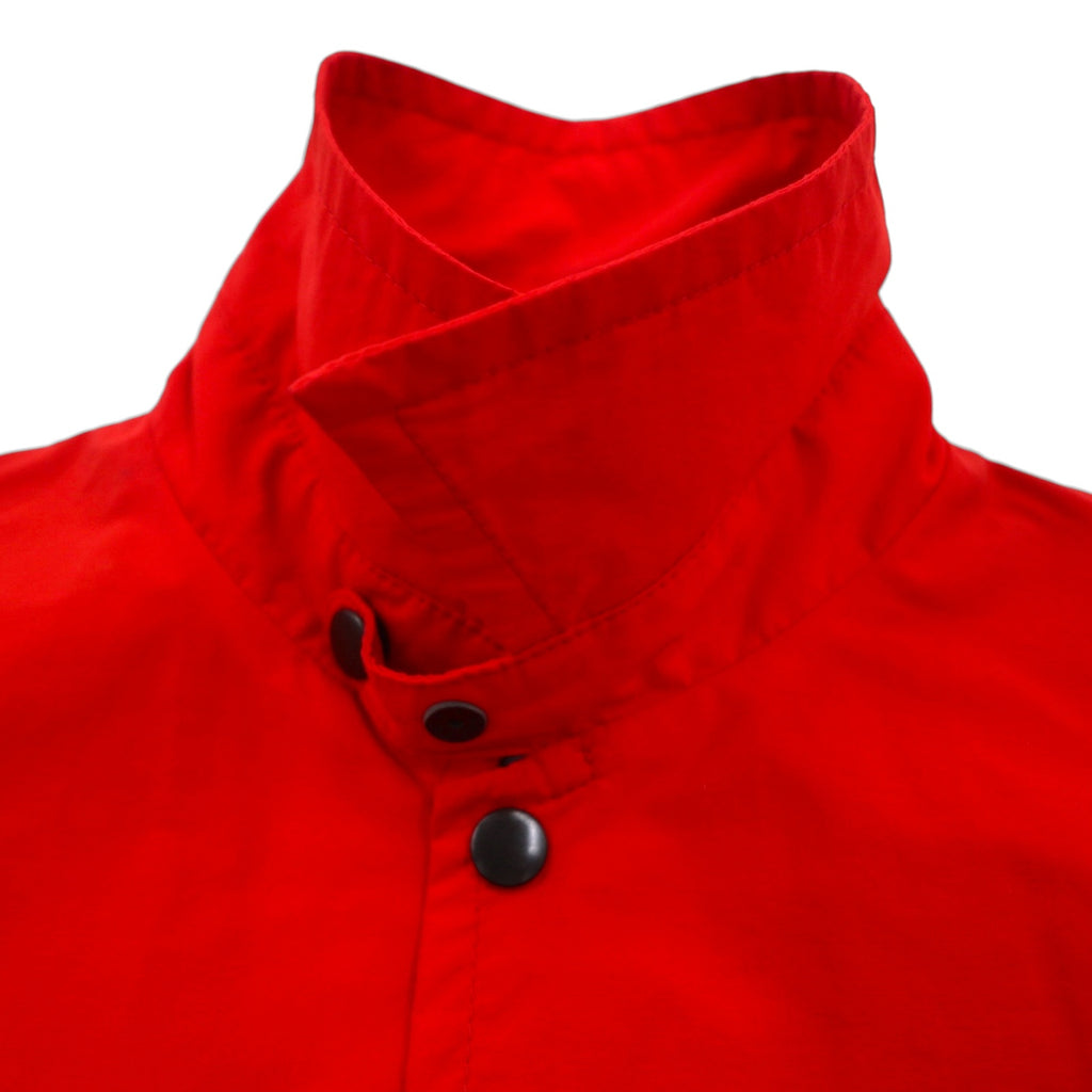BROWN by 2-tacs Nylon Coach Jacket, Size M, Red, B20-J002, Chin Strap, Snap Buttons, Made in Japan