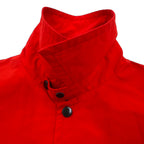 BROWN by 2-tacs Nylon Coach Jacket, Size M, Red, B20-J002, Chin Strap, Snap Buttons, Made in Japan