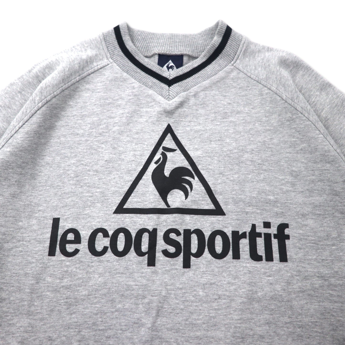le coq sportif 90年代 ロゴプリント スウェット セットアップ O グレー コットン