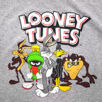 LOONEY TUNES ルーニーチューンズ キャラクタープリント Tシャツ XL グレー DELTA PRO WEIGHT ホンジュラス製