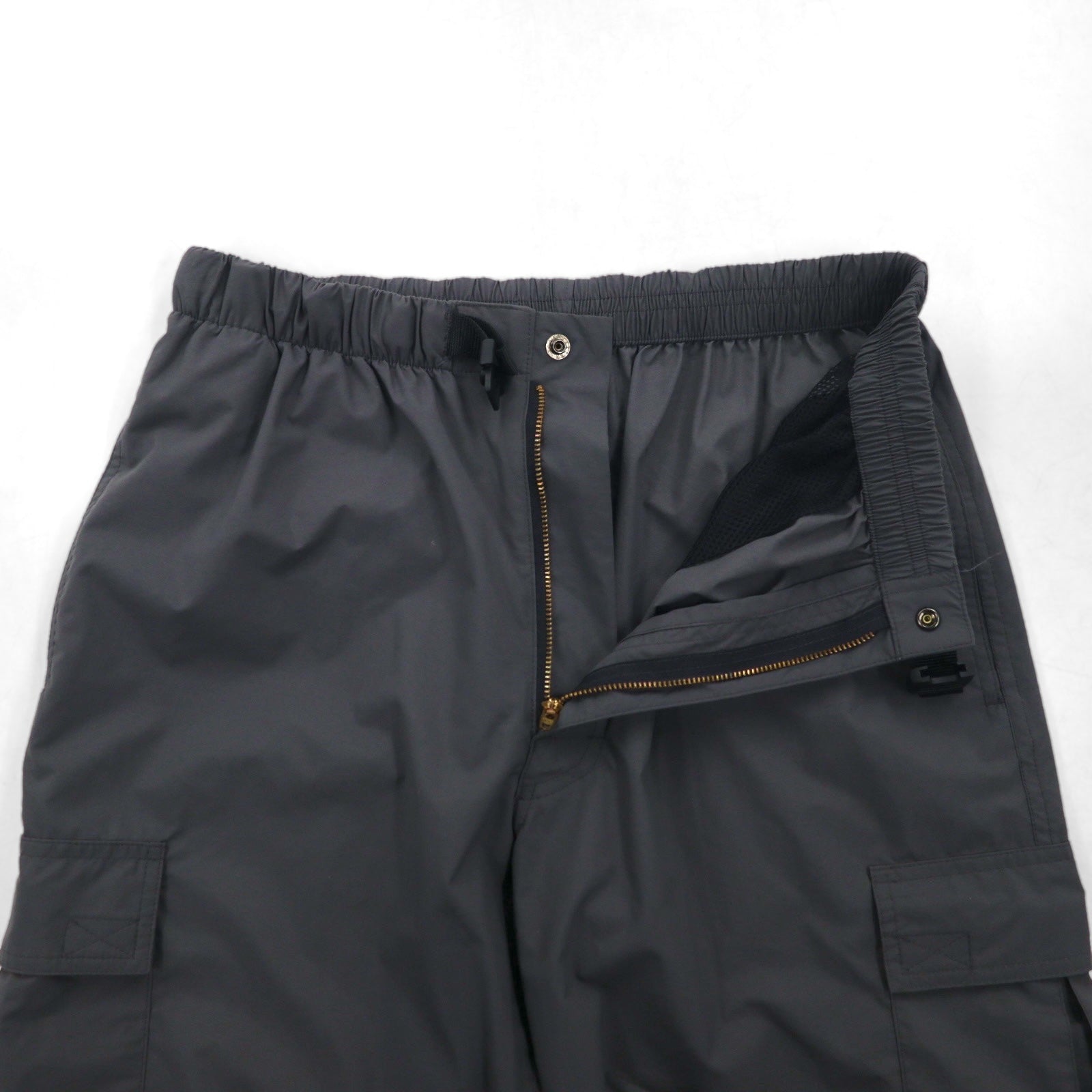 THE NORTH FACE Outdoor Cargo Pants, Climbing Pants, Size L, Gray, Nylon, Waterproof, Drawcord, NT52304