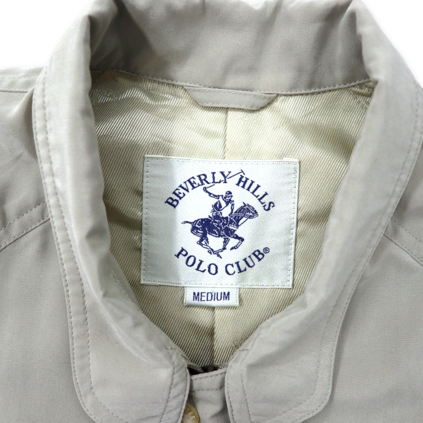 BEVERLY HILLS POLO CLO B Swing Top Harrington Jacket M Baggue