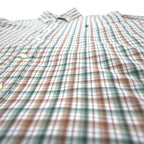 Ralph Lauren 90s Button-Down Shirt, Size L, Brown Check with Small Pony Embroidery