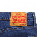 Levi's 511 スリムフィット テーパード デニムパンツ 32 ブルー コットン ストレッチ 04511-5297