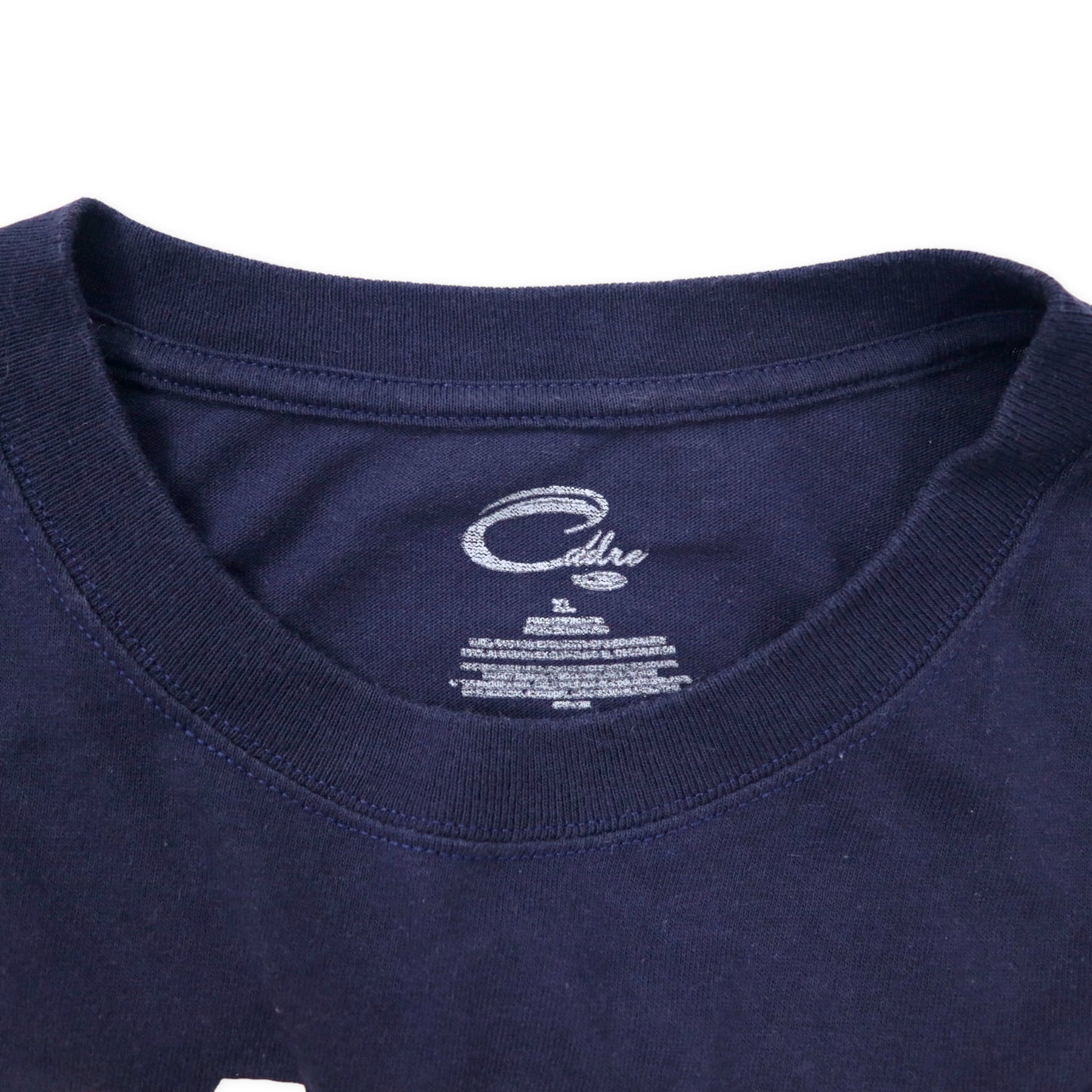 Cadre カレッジプリント Tシャツ XL ネイビー コットン GEORGIA TECH ビッグサイズ