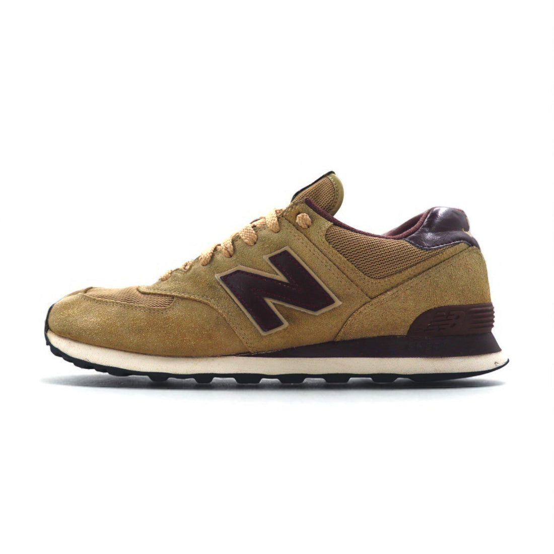 new balance 574 スエード スニーカー 29cm ベージュ メッシュ ML574VCI