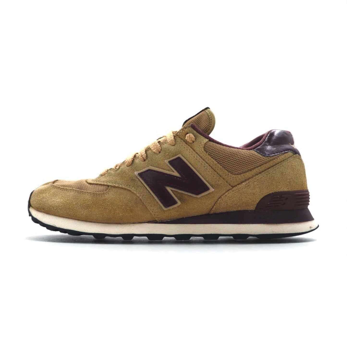 new balance 574 スエード スニーカー 29cm ベージュ メッシュ ML574VCI